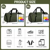 Borsa sportiva 35L verde militare con scomparto per le Anteprima dell’immagine prodotto 6
