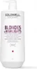 A white pump bottle of Goldwell Dualsenses Blondes & Highlights Anti-Yellow Shampoo. Produktbild-Vorschau