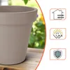 Fioriera in plastica L grande - 48 cm/beige - Fioriera Anteprima dell’immagine prodotto 5