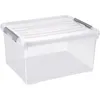 Allibert HANDY+ Box 12L, transparent / silber Produktbild-Vorschau 2