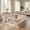140x200 cm witte, modulaire omheining voor baby's en Productafbeelding-voorbeeld 2