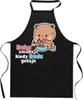 SCHÜRZE MIT AUFDRUCK für Kinderküche BUBU DUDU BÄR kawaii Produktbild-Vorschau 1