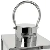 Laterne Silber 21,5 cm Metall Glas Windlicht Gartenlaterne Produktbild-Vorschau 2