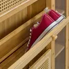 Szafka na buty Relaxdays, 5 przegródek, bambusowa półka na Podgląd zdjęcia produktu 5