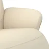 vidaXL Poltrona relax con poggiapiedi in Pelle finta crema Anteprima dell’immagine prodotto 7