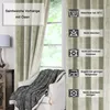 Verdunkelungsvorhang Samt weich 140x175 cm Sand Beige Ösen Produktbild-Vorschau 2