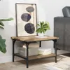 vidaXL Stojak na drukarkę dąb Artisan 50 x 40 x 38 cm Podgląd zdjęcia produktu 5