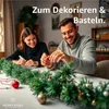 Weihnachtsgirlande Ø 10 cm grün 10 Meter - künstliche Produktbild-Vorschau 6
