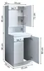 Roomart ATLANTIC-V Waschmaschinen-Überbauschrank 70 cm Produktbild-Vorschau 7
