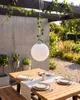 BELIANI LED Solar Außenhängelampe Weiß mit Fernbedienung Produktbild-Vorschau 2