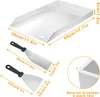 TRMLBE BBQ Plancha grilovací deska 30 x 45 cm nerezová Náhled obrázku produktu 2