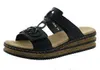Rieker Damen Pantolette schmal mit T-Riemen Klettverschluss Produktbild-Vorschau 31