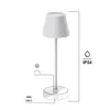 Stolná lampa NELI 2,7 W LED biela s batériou 2200 mAh IP54 Náhľad obrázku produktu 6