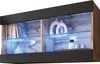 Komodee, Hängende Vitrine Schrank Tivoli, Schwarz/Wotan, Produktbild-Vorschau 3