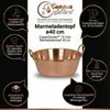 "CopperGarden®" Marmeladentopf ø40 cm | 18 Liter Kupfer Produktbild-Vorschau 5