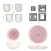 18-częściowy zestaw śniadaniowy z kamionki Reactive Glaze Podgląd zdjęcia produktu 4