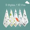 8pcs Baby Musselin Waschlappen, Baby Badetš¹cher/Weiche Produktbild-Vorschau 4