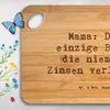 Mr. & Mrs. Panda Schneidebrett Spruch Mutter Bank - Produktbild-Vorschau 3