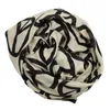 Baumwolltuch - Peace Muster 10 cm beige - schwarz - Produktbild-Vorschau 3