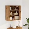 vidaXL Nástenná skrinka Artisan dub 80x33x80 cm materiál na Náhľad obrázku produktu 2