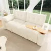 Merax Teddyplüsch Sofa 3-Sitzer modular mit Hydraulik Produktbild-Vorschau 2