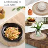 Sada 9 kulatých tkaných prostírání o průměru 38 cm, Náhled obrázku produktu 5