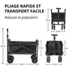 Chariot Pliable à 4 Roues – Chariot de Transport pour Voir les images du produit 4