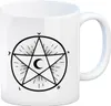 Kaffeebecher mit Pentagramm im gruseligen mystischen Design Produktbild-Vorschau 1