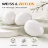 50 sztuk plastikowych jajek – białe jajka z tworzywa Podgląd zdjęcia produktu 3