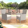 CASARIA® Gartenstühle 2er Set Polyrattan Stapelbar mit Produktbild-Vorschau 10
