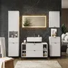 Waschbeckenunterschrank Vicco Eliza Weiß 100 x 63 cm mit 2 Produktbild-Vorschau 7