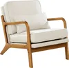 Chaise d'accent VEVOR Fauteuil moderne avec cadre en bois Voir les images du produit 1