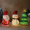 LEADZM Schneemann & Weihnachtsbaum mit 150 warmweißen Produktbild-Vorschau 12