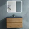 doporro Badmöbel-Set Waschbecken-Unterschrank Badezimmer Produktbild-Vorschau 1