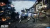 A soldier and a robotic dog engage in combat amidst explosions and debris. Produktbild-Vorschau