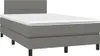 vidaXL Boxspringbett mit Matratze & LED Dunkelgrau 120x200 Produktbild-Vorschau 3