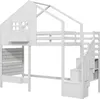 Letto a castello, letto a soppalco, lettino 90x200 cm con Anteprima dell’immagine prodotto 12