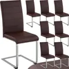tectake® Set Schwingstuhl Bettina gepolstert mit Produktbild-Vorschau 9