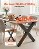 VEVOR Set di 2 pattini per tavolo 790x750 mm, base a X per Anteprima dell’immagine prodotto 2