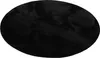 Luxus Super Soft Fellteppich Pearl Schwarz Rund, Größe:120 Produktbild-Vorschau 2