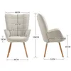 Meubles Cosy : fauteuil de style scandinave avec revêtement Voir les images du produit 5