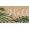 Relaxdays Fußmatte Kokos, Hello Schriftzug, Fußabtreter 40 Produktbild-Vorschau 6