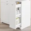 SoBuy Skriňa na topánky Kúpeľňový nábytok Biely Náhľad obrázku produktu 8