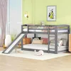 okwish Etagenbett Stockbett 90x200cm mit  Lattenrost, Produktbild-Vorschau 2