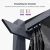 PURPLE LEAF Aluminium Pergola 4x3 m Schiebedach, Produktbild-Vorschau 5