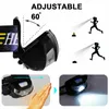 LED Stirnlampe Super Hell Scheinwerfer Kopflampe Headlampe Produktbild-Vorschau 3
