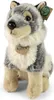Peluche Lupo 28 Cm Ecologico Anteprima dell’immagine prodotto 6