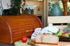 SEVICO Braun Brotkasten Holz | 40 cm x 27.5 cm x 18.5 cm | Produktbild-Vorschau 2