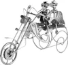 BRUBAKER portabottiglie coppia in moto scultura in metallo Anteprima dell’immagine prodotto 8