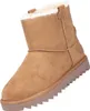 A single brown boot with white fur lining is shown against a white background. Voir les images du produit